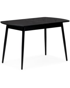 Стеклянный стол Бейкер черный 551082 Woodville
