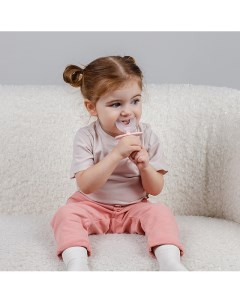 Детская зубная щетка массажер Крабик розовая Roxy kids