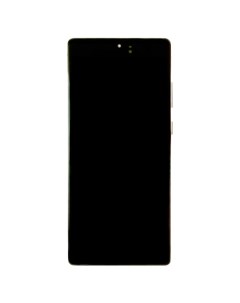 Дисплей для Samsung N980F Galaxy Note 20 модуль с рамкой и тачскрином черный OEM Nobrand
