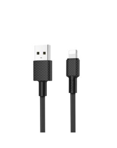 Дата кабель USB для Apple iPhone 6S Hoco X29 Superior черный Basemarket
