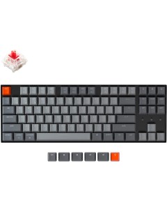 Беспроводная игровая клавиатура K8 G1 RU Gray Black Keychron