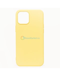 Чехол накладка Activ Full Original Design для Apple iPhone 12 Mini желтый Basemarket