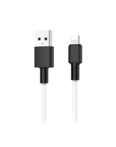 Дата кабель USB для Apple iPhone Xs Max Hoco X29 Superior черный Basemarket