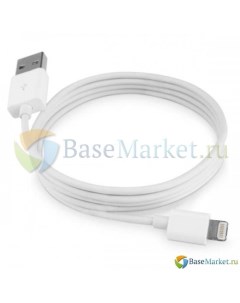 Дата кабель для Apple iPhone XR USB Lightning 1 м белый Nobrand