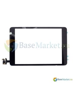 Тачскрин сенсор для Apple iPad A1489 в сборе с разъемом черный Basemarket