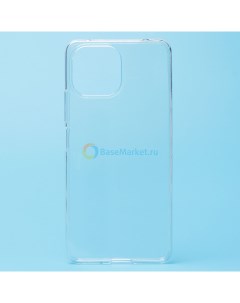 Чехол силиконовый ультратонкий для Xiaomi Mi 11 Lite прозрачный Basemarket