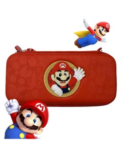 Чехол сумка для приставки для Nintendo Switch OLED красный Mitrifon