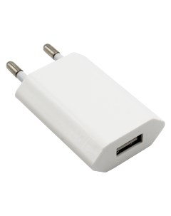 Сетевое зарядное устройство USB для Cubot X18 без кабеля белый Nobrand