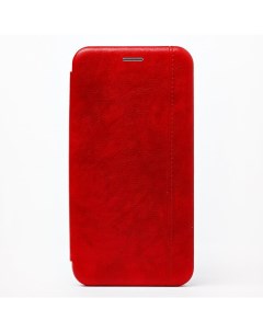 Чехол книжка BC002 для Xiaomi Redmi Note 8 открытие в бок красный Basemarket