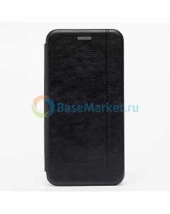 Чехол книжка BC002 для Samsung A015F Galaxy A01 открытие в бок черный Basemarket