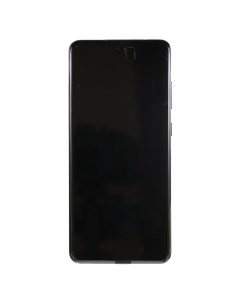 Дисплей для Samsung Galaxy S21 Ultra модуль с рамкой и тачскрином черный OEM Basemarket
