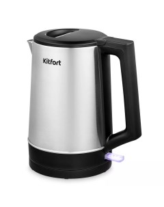 Чайник электрический КТ 6183 1 7 л черный серый Kitfort