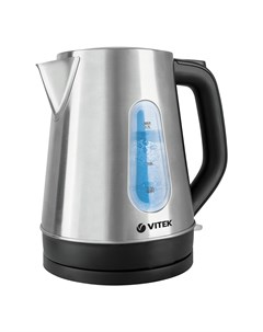 Чайник электрический VT 1133 1 7 л черный серебристый Vitek