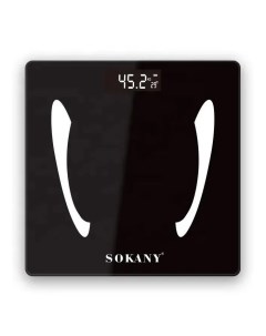 Весы напольные SK 19001 черный Sokany