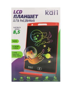 Планшет для рисования LCD K9860 диагональ 8 5 красный Kari kids