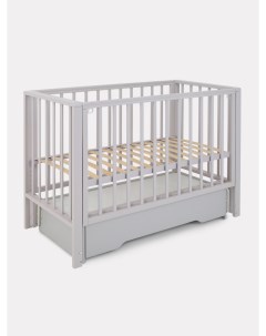 Кровать детская BERGEN 120 60 см универсальный маятник Rosy Grey 770 Rant