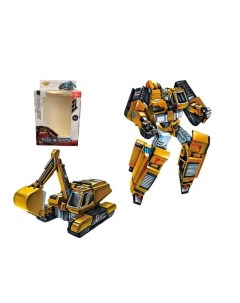Робот трансформер Робобиль Экскаватор металлические детали корпуса Наша игрушка