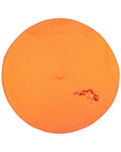 Полотенце круглое вафельное год дракона 70см оранжевый 181607 Santalino