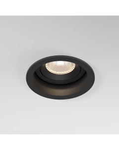 Встраиваемый светильник Tune 25014 01 черный GU10 круглый поворотный Elektrostandard