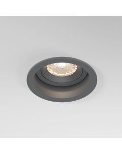 Встраиваемый круглый поворотный светильник Tune 25014 01 графит GU10 Elektrostandard