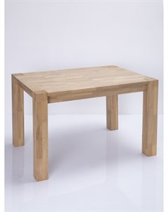 Стол обеденный 90х180 см из массива дуба цвет натуральный Роверо