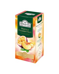 Чай черный Peach Passion Fruit со вкусом персика и маракуйи 1 5 г х 25 шт Ahmad tea