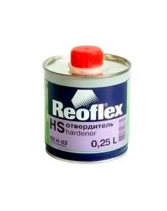 Отвердитель RX H 02 для лака Premium HS 2 1 0 25 л Reoflex