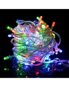 Световая гирлянда новогодняя Разноцветная нить 5 м разноцветный RGB Магия праздника