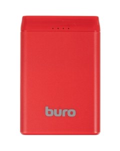Внешний аккумулятор BP05B 5000mAh 2 1A 2xUSB красный BP05B10PRD Buro