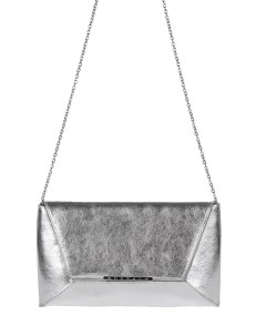 Женская сумка клатч серебряная Buffalo bags
