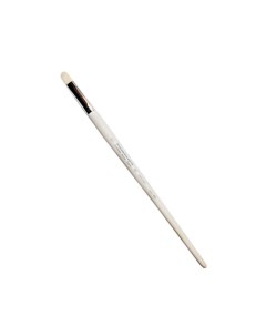 Кисть синтетика белая 4 овальная под щетину длинная ручка Живописные кисти