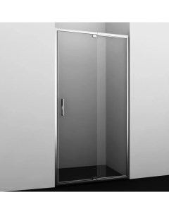 Душевая дверь в нишу Berkel 130х200 профиль хром стекло прозрачное Wasserkraft