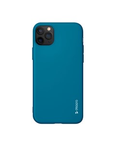 Чехол накладка Gel Color Case для смартфона Apple iPhone 11 Pro Max синий 31209 Deppa