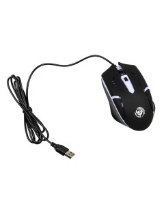 Мышь проводная Gan Kata MGK 03U 1600dpi оптическая светодиодная USB черный MGK 03U Dialog