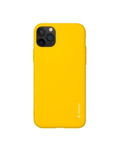 Чехол накладка Gel Color Case для смартфона Apple iPhone 11 Pro желтый 31204 Deppa