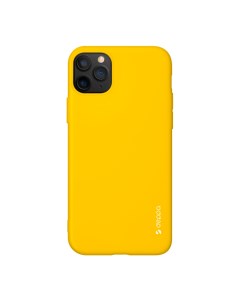 Чехол накладка Gel Color Case для смартфона Apple iPhone 11 Pro Max желтый 31212 Deppa