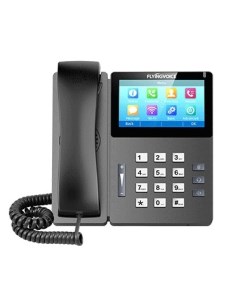 VoIP телефон FIP15G PLUS 10 линий 10 SIP аккаунтов цветной дисплей черный FIP15G PLUS Flyingvoice