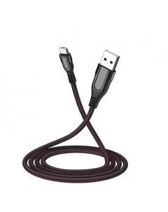 Кабель U54 USB MicroUSB 1 2м черный Hoco