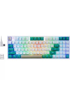 Проводная беспроводная игровая клавиатура Veigar White 71476 Redragon