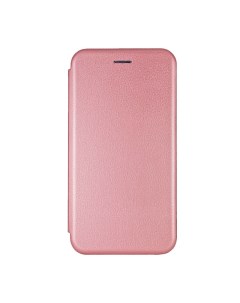 Чехол книжка Samsung Galaxy A42 кожаная боковая розовое золото Fashion case