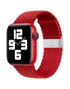 Ремешок для смарт часов Strap Fabric для Apple Watch Ultra 8 7 6 SE 5 4 3 2 Red Hurtel