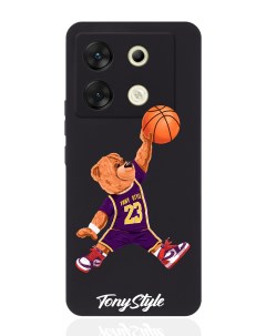 Чехол для смартфона Infinix Zero 30 5G баскетболист с мячом Tony style