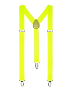Подтяжки классические неоново желтые PDT10 2beman