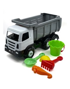 Машинка Камаз с песочным набором Белый ктг101 Нижегородская игрушка