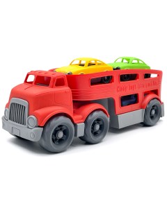 Автовоз с машинками Car Hauler Трейлер 2 Красный 266 Нижегородская игрушка