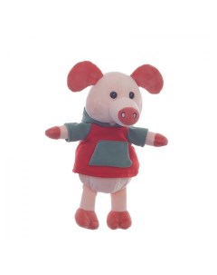 Мягкая игрушка Свинка 20 см 721726 розовый Remecoclub