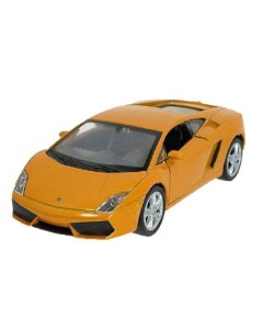 Машинка Lamborghini Gallardo 1 34 39 желтая 43620 Welly