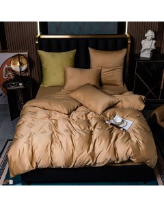 Комплект постельного белья Сатин Жаккард GC012 наволочки 70х70 2 шт 2 спальный Ситрейд