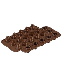 Форма для приготовления конфет Choco Trees 11x21 5 см силиконовая Silikomart