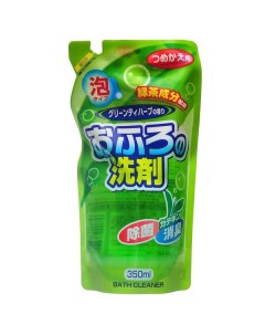 Средство чистящее для ванны зеленый чай и травы сменная упаковка 350 мл Rocket soap